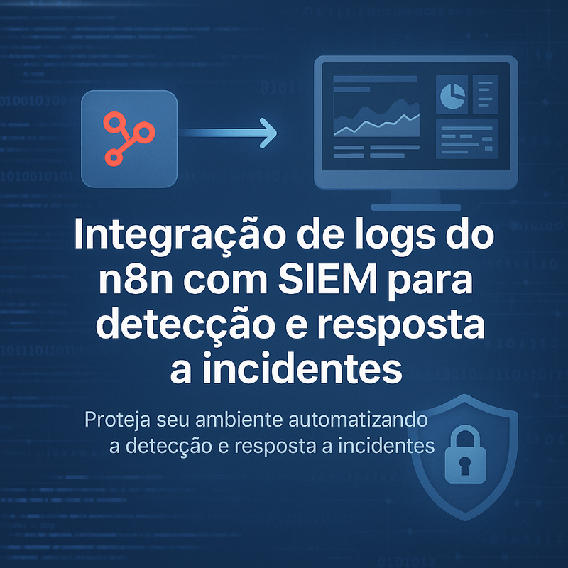 Integração de logs do n8n com SIEM para detecção e resposta a incidentes