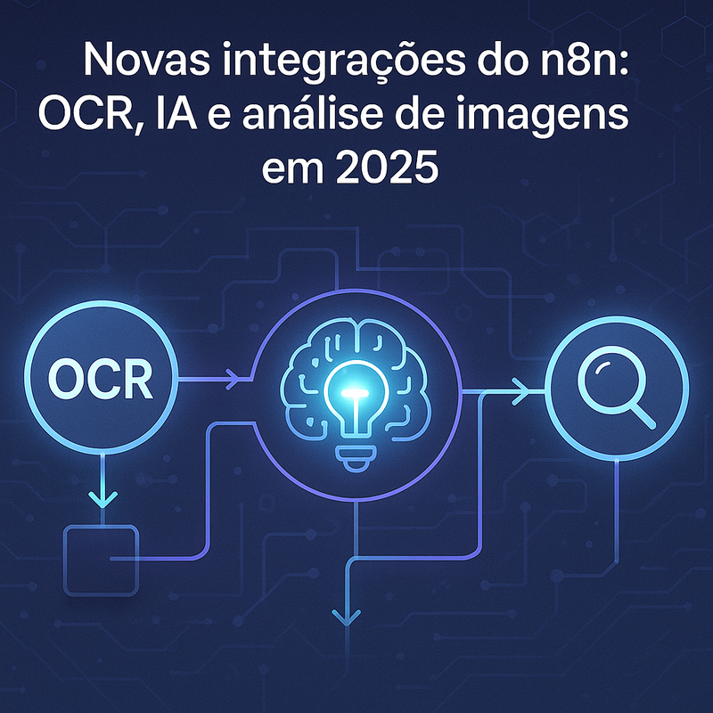 Novas integrações do n8n: OCR, IA e análise de imagens em 2025