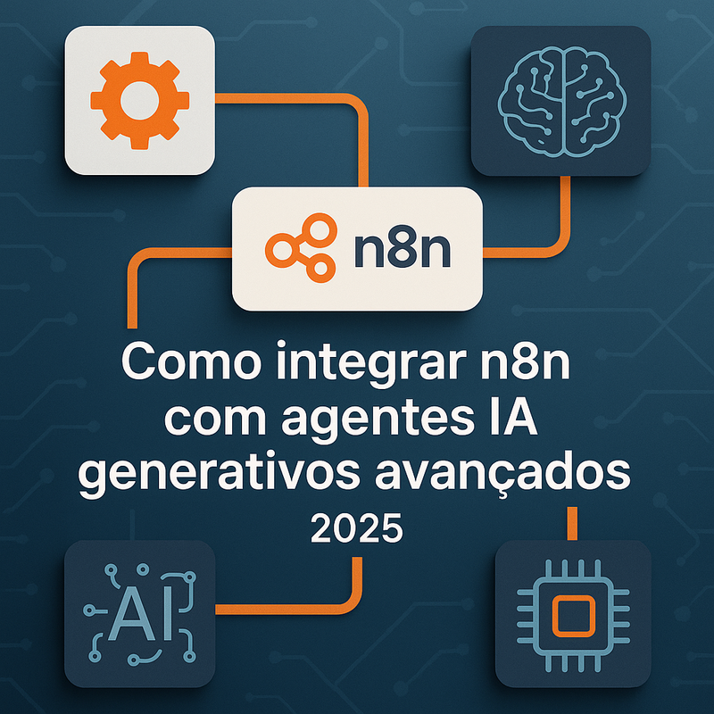 Como integrar n8n com agentes IA generativos avançados: guia prático com fluxos inteligentes e exemplos em 2025