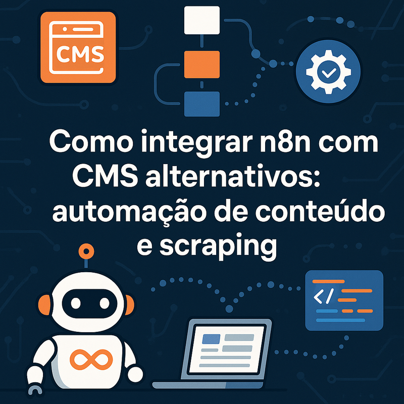 Como integrar n8n com CMS alternativos: automação de conteúdo e scraping