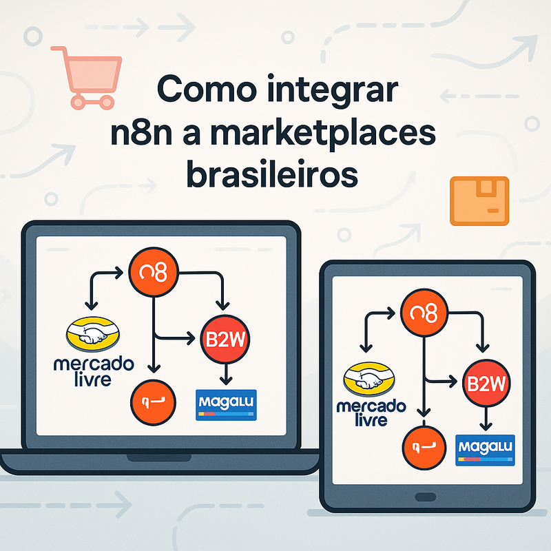 Como integrar n8n a marketplaces brasileiros e automatizar pedidos e estoque