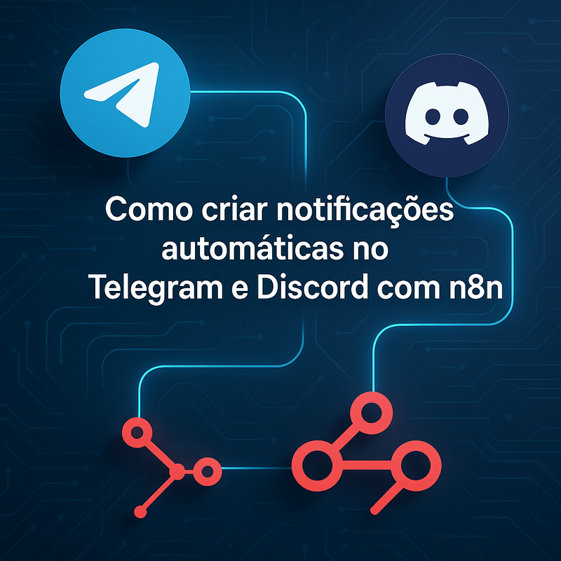 Como criar notificações automáticas no Telegram e Discord com n8n