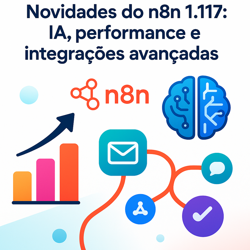 Novidades do n8n 1.117: IA, performance e integrações avançadas