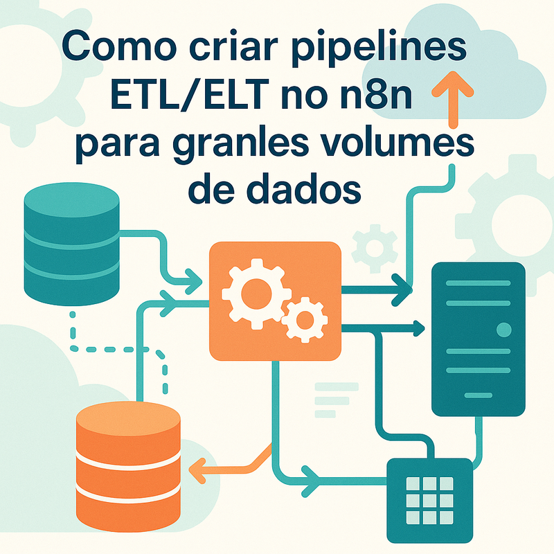 Como criar pipelines ETL/ELT no n8n para grandes volumes de dados