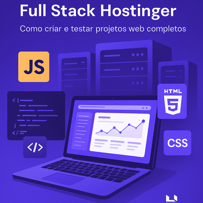 VPS para desenvolvimento Full Stack Hostinger: como criar e testar projetos web completos