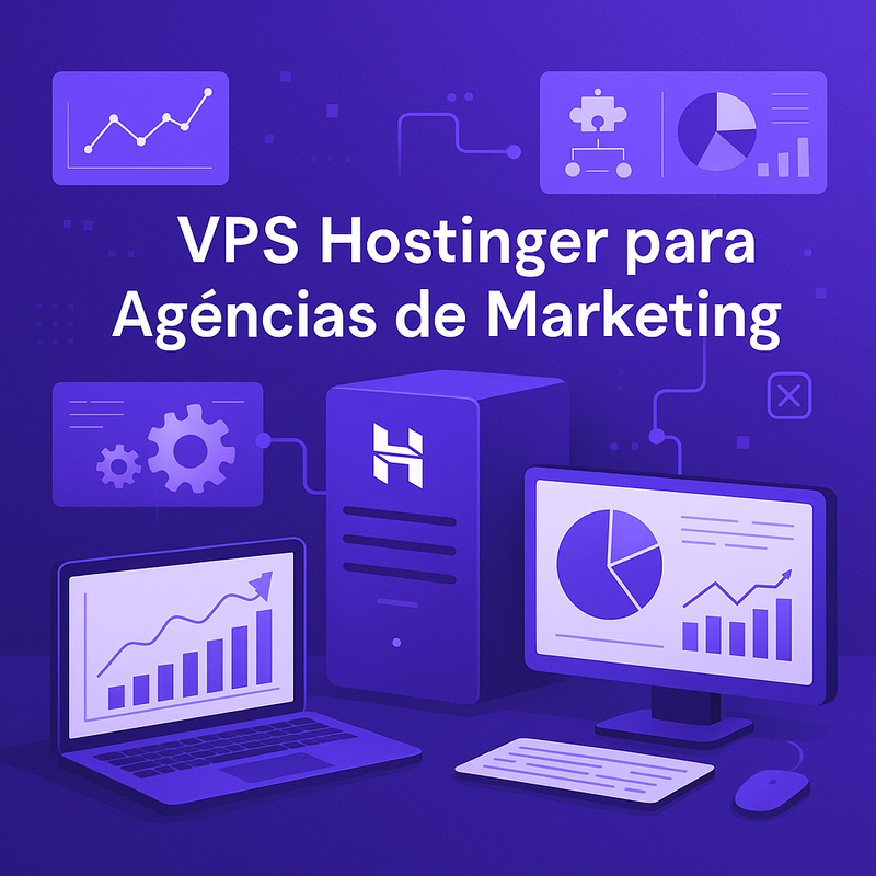 VPS Hostinger para agências de marketing: centralize automações, relatórios e sites