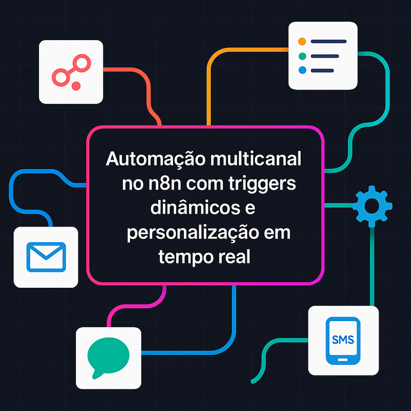 Como criar automação multicanal no n8n com triggers dinâmicos e personalização em tempo real