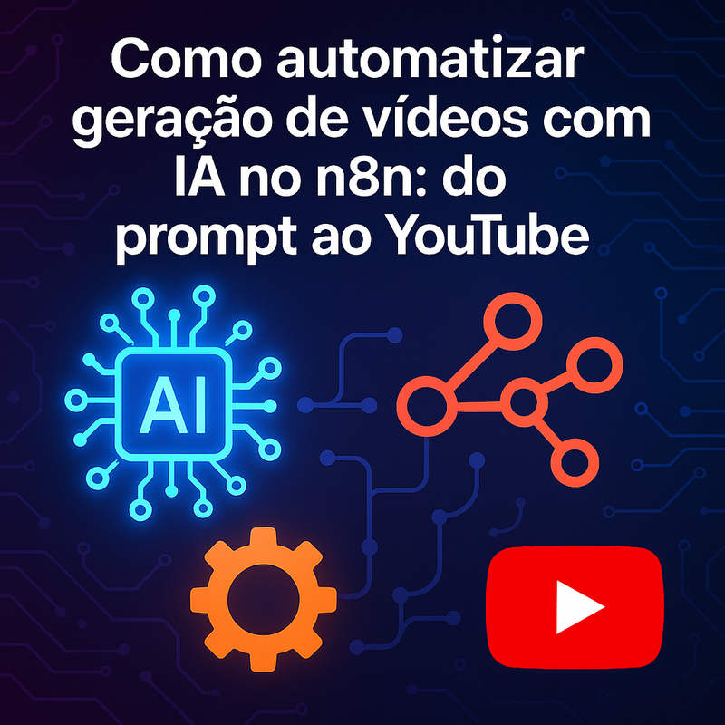 Como automatizar geração de vídeos com IA no n8n: do prompt ao YouTube