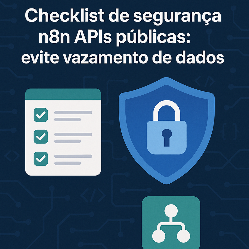 Checklist de segurança n8n APIs públicas: evite vazamento de dados