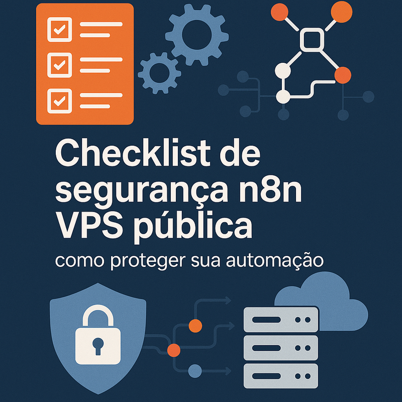 Checklist de segurança n8n VPS pública: como proteger sua automação