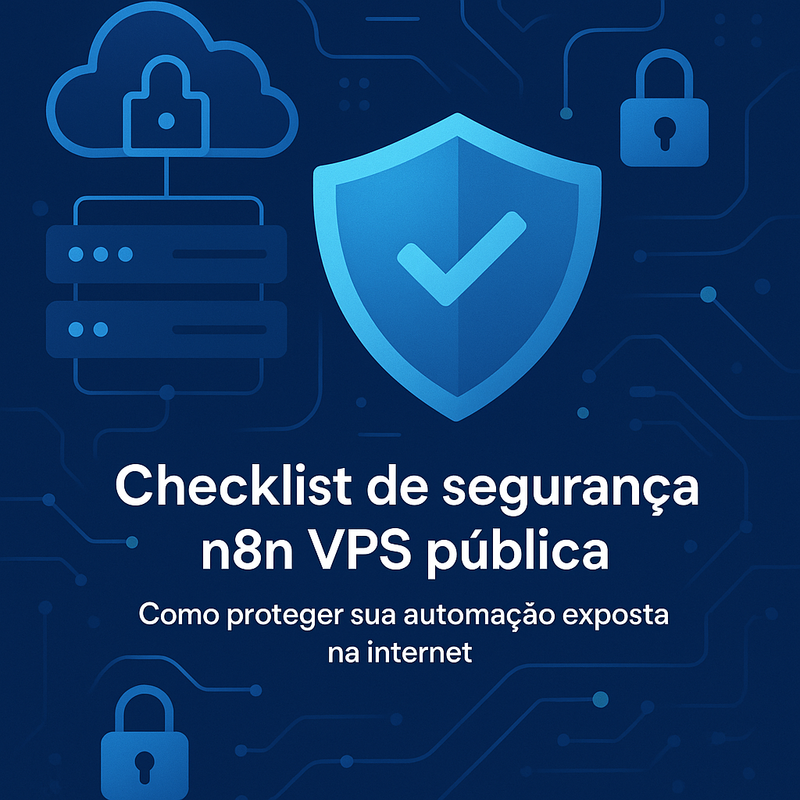 Checklist de segurança n8n VPS pública: como proteger sua automação