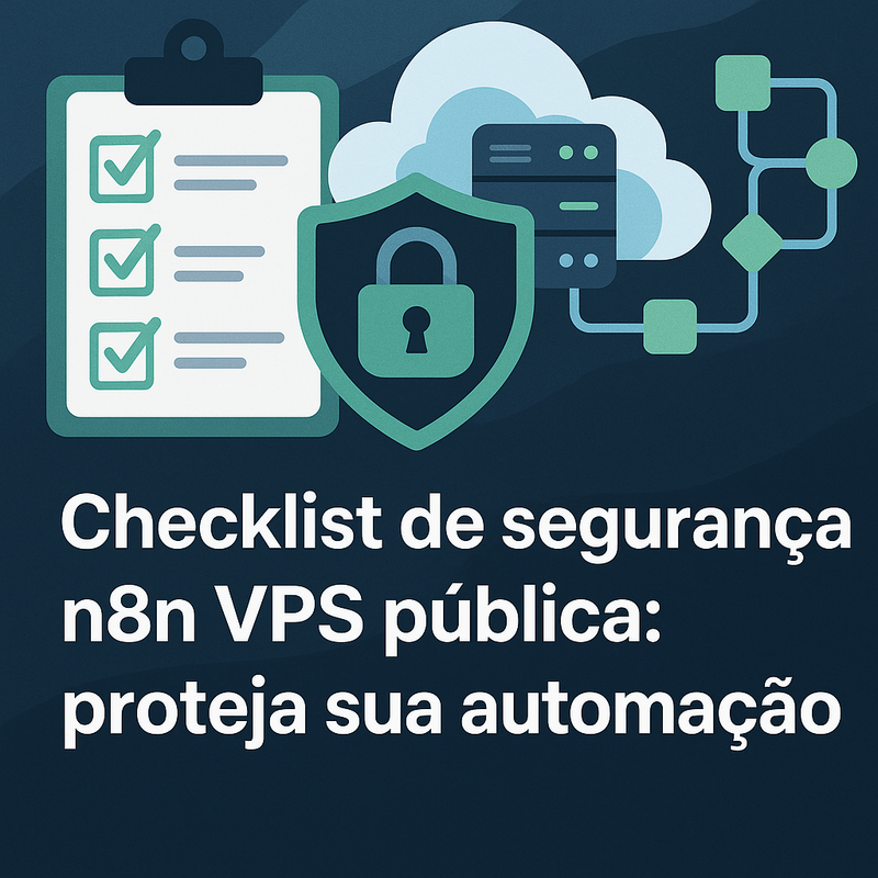 Checklist de segurança n8n VPS pública: proteja sua automação