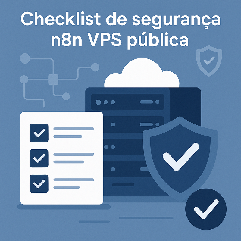 Checklist de segurança n8n VPS pública: proteja suas automações
