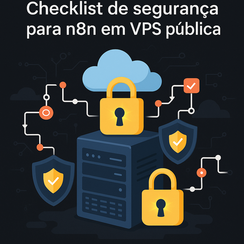 Checklist de segurança para n8n em VPS pública: proteja seu servidor