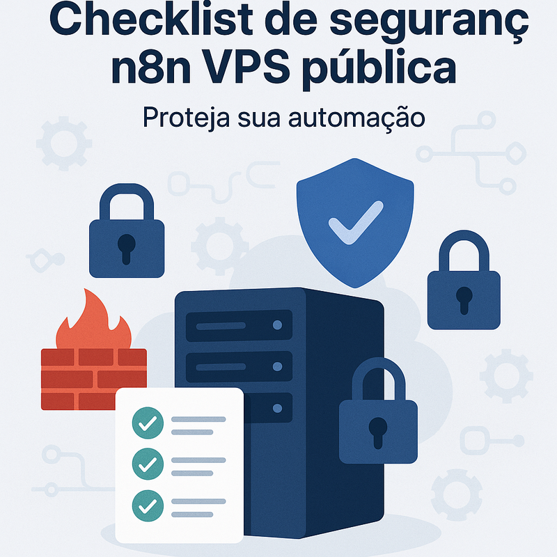 Checklist de segurança n8n VPS pública: proteja sua automação