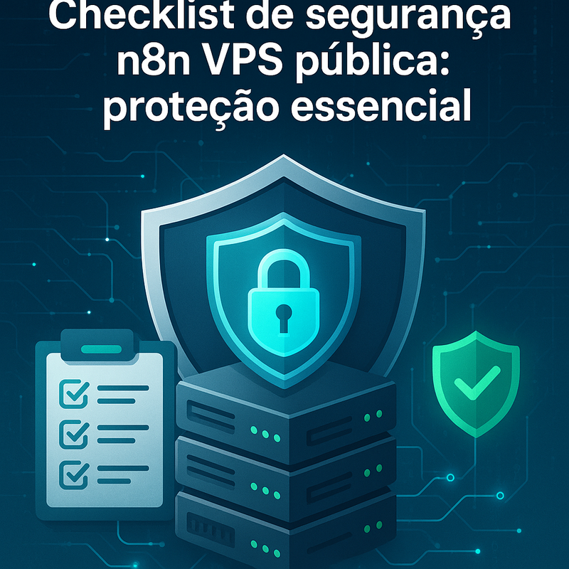 Checklist de segurança n8n VPS pública: proteção essencial
