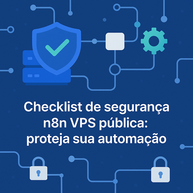 Checklist de segurança n8n VPS pública: proteja sua automação