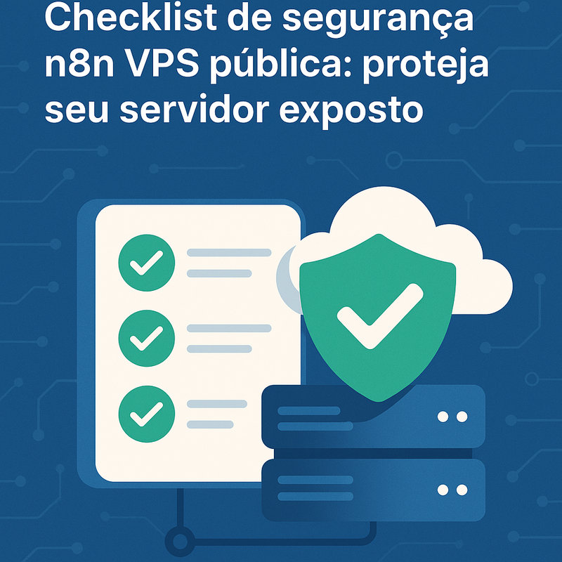 Checklist de segurança n8n VPS pública: proteja seu servidor exposto