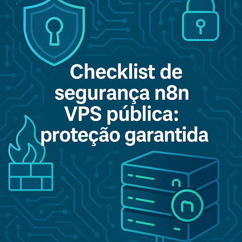 Checklist de segurança n8n VPS pública: proteção garantida