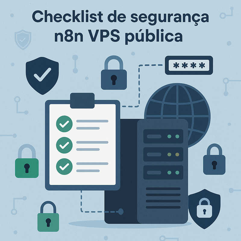 Checklist de segurança n8n VPS pública: práticas essenciais para proteger sua automação