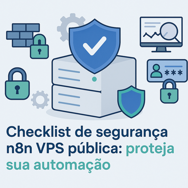 Checklist de segurança n8n VPS pública: proteja sua automação