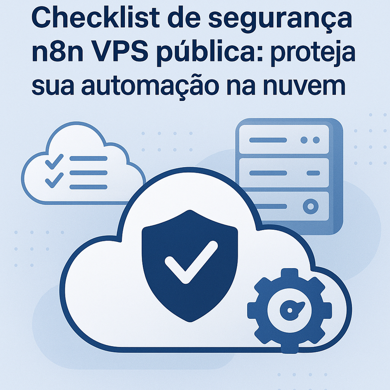 Checklist de segurança n8n VPS pública: proteja sua automação na nuvem