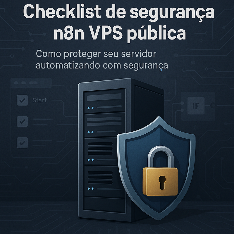 Checklist de segurança n8n VPS pública: como proteger seu servidor