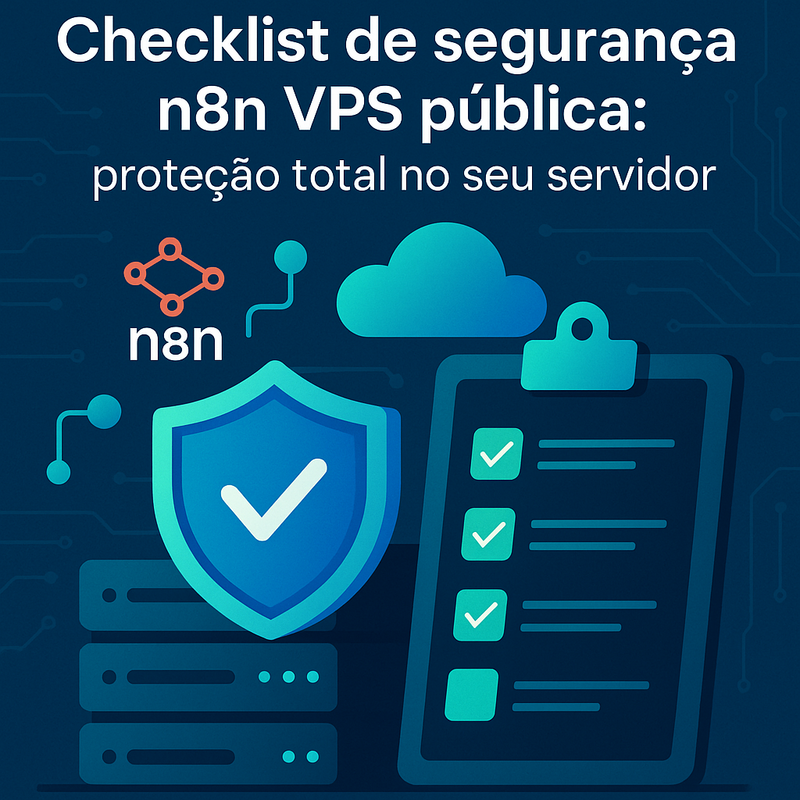 Checklist de segurança n8n VPS pública: proteção total no seu servidor