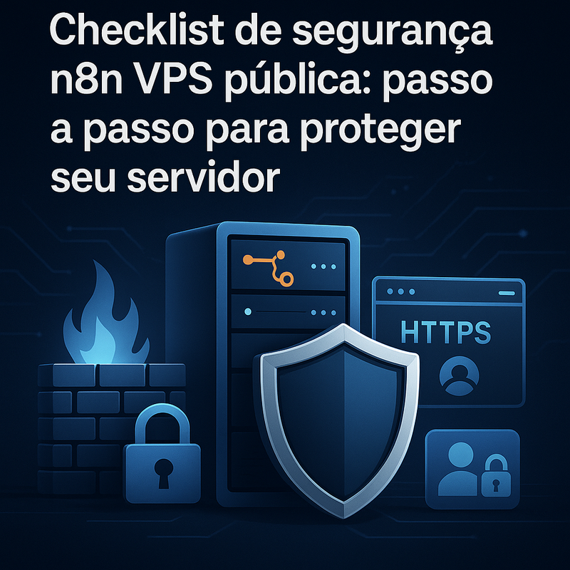 Checklist de segurança n8n VPS pública: passo a passo para proteger seu servidor