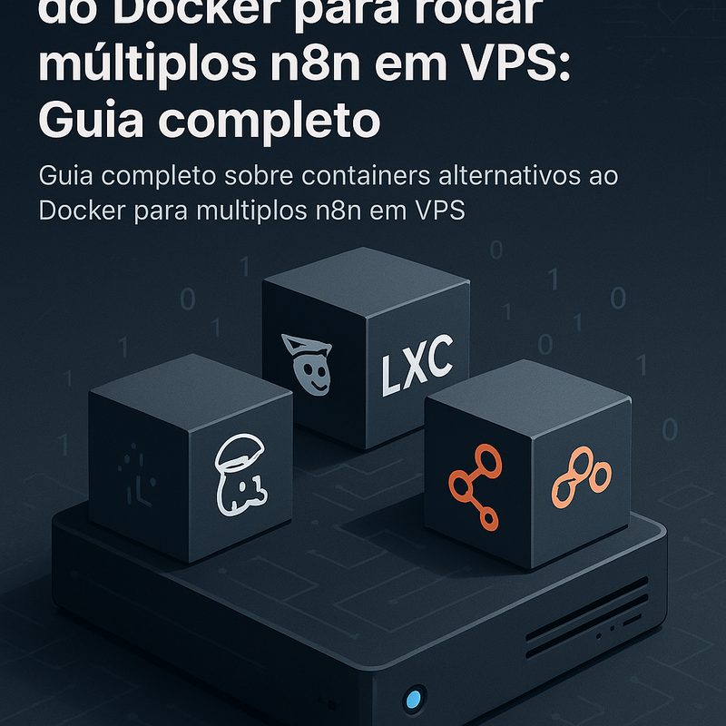 Containers alternativos ao Docker para rodar múltiplos n8n em VPS: Guia Completo
