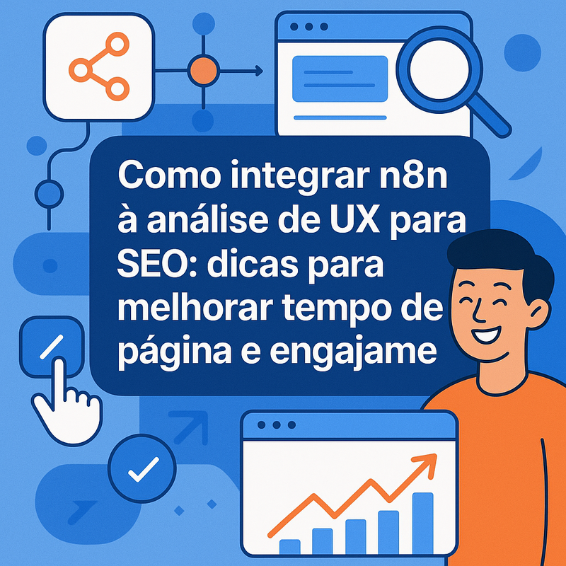 Como integrar n8n à análise de UX para SEO: dicas para melhorar tempo de página e engajamento