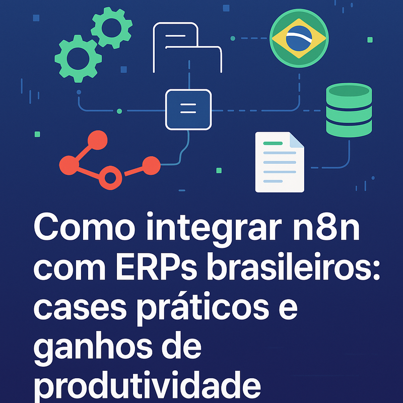 Como integrar n8n com ERPs brasileiros: cases práticos e ganhos de produtividade