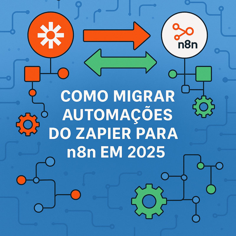Como migrar automações do Zapier para n8n em 2025: passo a passo, vantagens e cuidados