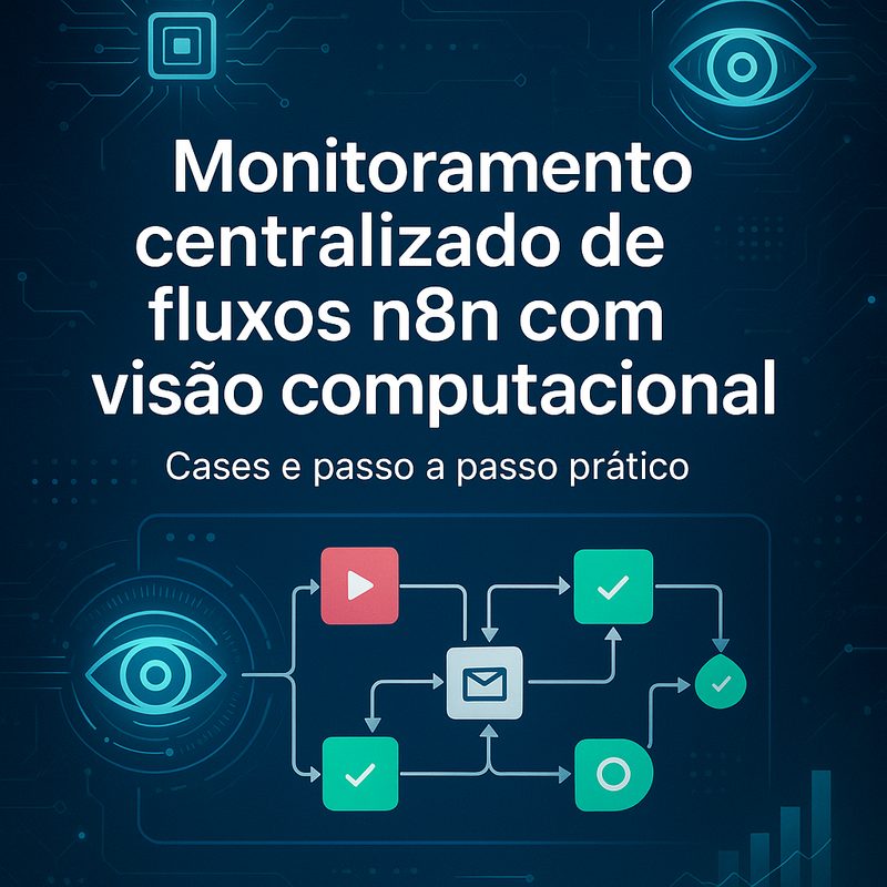 Monitoramento centralizado de fluxos n8n com visão computacional: cases e passo a passo