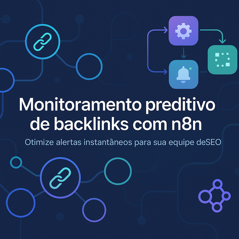 Monitoramento preditivo de backlinks com n8n: otimize alertas instantâneos para sua equipe de SEO