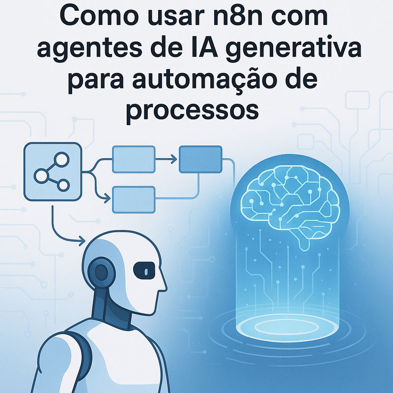 Como usar n8n com agentes de IA generativa para automação de processos