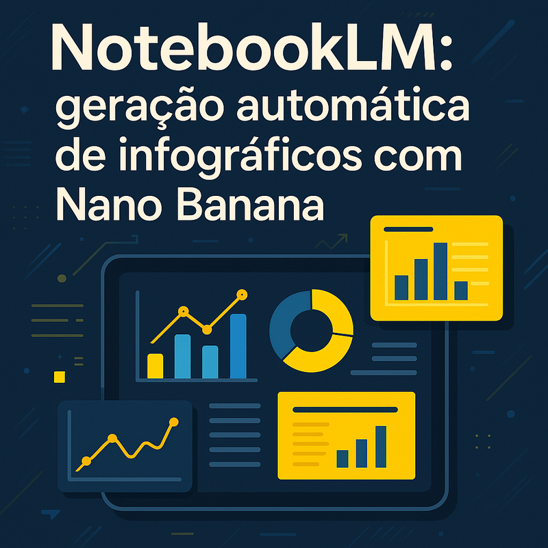 NotebookLM: geração automática de infográficos com Nano Banana e apresentações de slides impressionantes