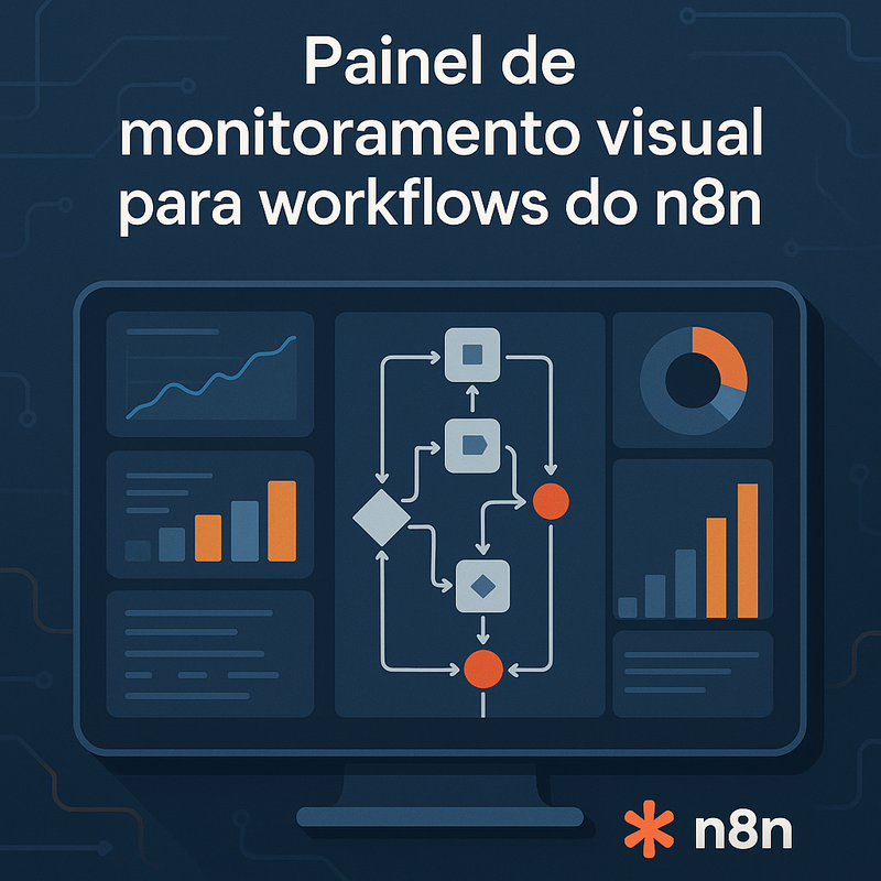 Como criar um painel de monitoramento visual para workflows do n8n e detectar gargalos