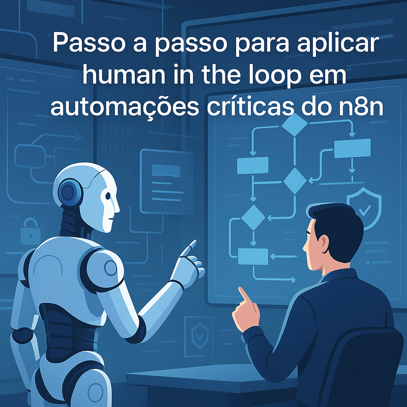 Passo a passo para aplicar human in the loop em automações críticas do n8n