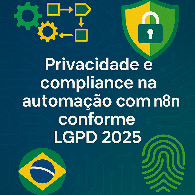 Privacidade e compliance na automação com n8n conforme LGPD 2025