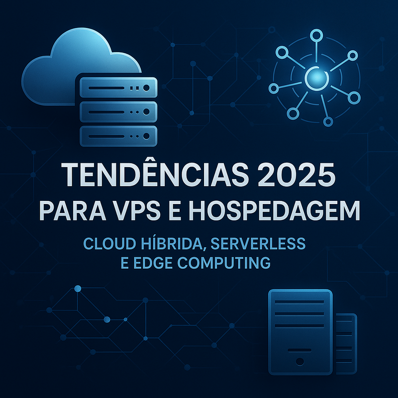 Tendências 2025 para VPS e Hospedagem: Cloud Híbrida, Serverless e Edge Computing