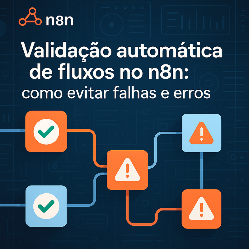 Validação automática de fluxos no n8n: como evitar falhas e erros