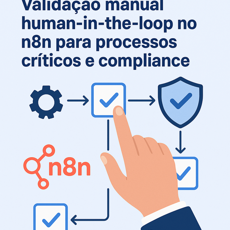 Validação manual human-in-the-loop no n8n para processos críticos e compliance