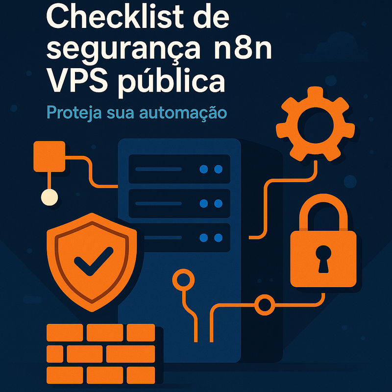 Checklist de segurança n8n VPS pública: proteja sua automação