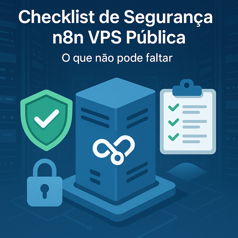 Checklist de segurança n8n VPS pública: o que não pode faltar