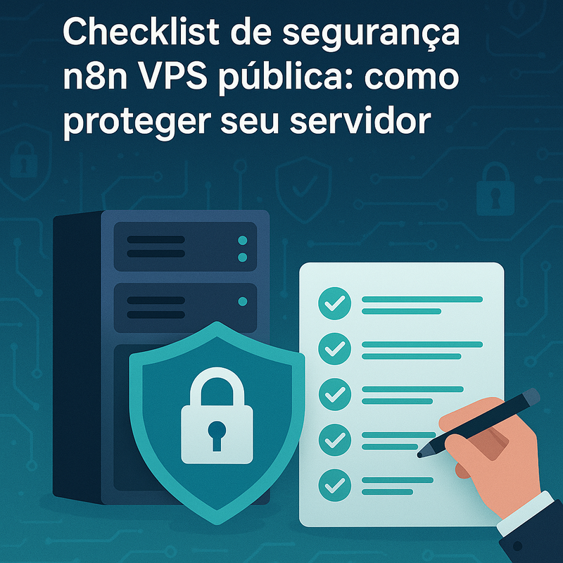 Checklist de segurança n8n VPS pública: como proteger seu servidor