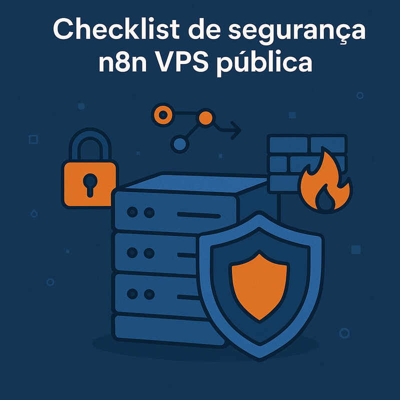 Checklist de segurança n8n VPS pública: como proteger seu fluxo